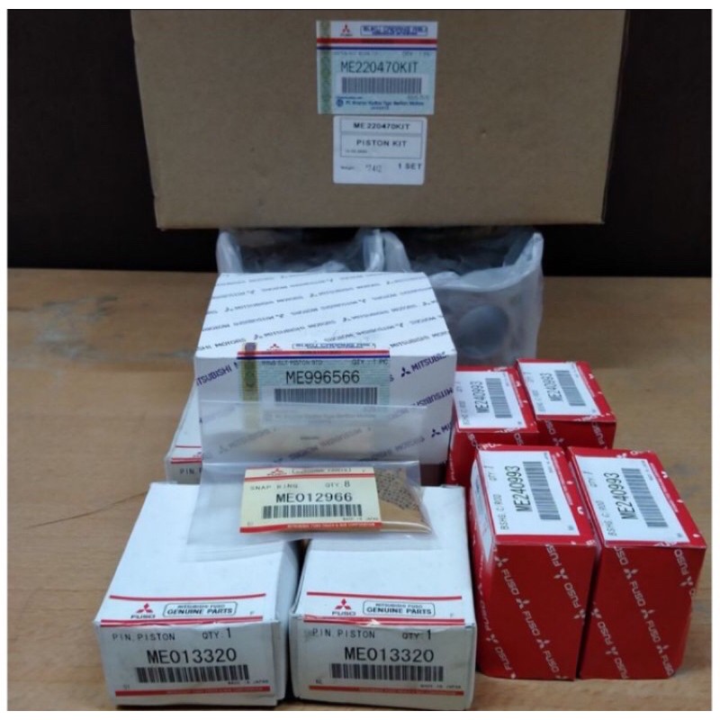 Piston Kit 1 Set Canter Original 100% Mitsubishi ME220470KIT
