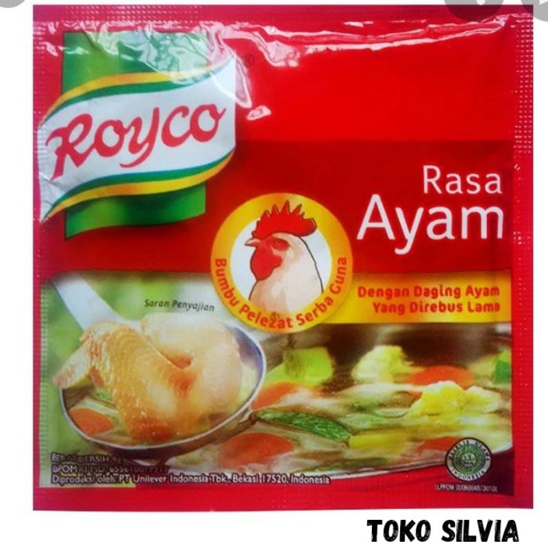 

Bumbu Penyedap ROYCO AYAM 8gr - 1 Renceng (12 sachet)