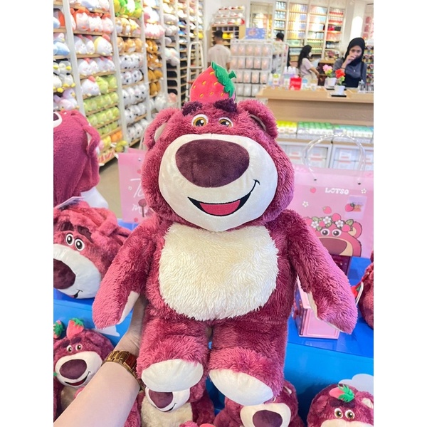 NEW PRODUK BONEKA LOTSO 35CM WANGI STRAWBERRY LOTSO COLLECTION MINISO READY STOK PLUFFY LOTSO MINISO