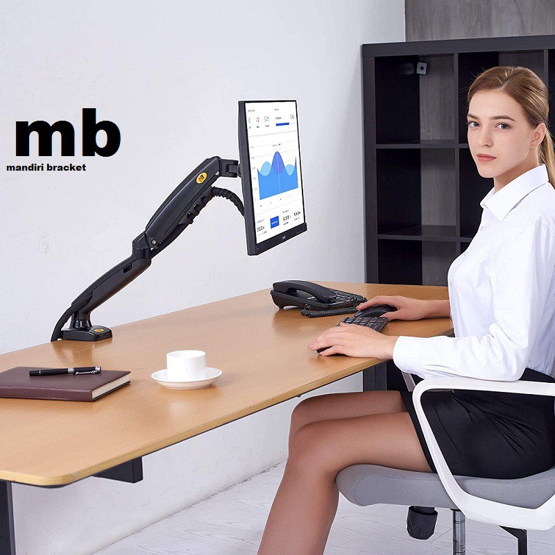 bracket tv monitor jepit meja grommet meja north bayou F80 NB-F80  BRACKET MONITOR NBF80