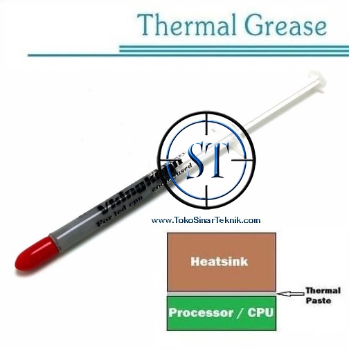 Thermal Paste Suntik Silicone Grease Mini Pendingin Processor Cooler CPU Pasta Peltier Termal Pasta Cooler Cool