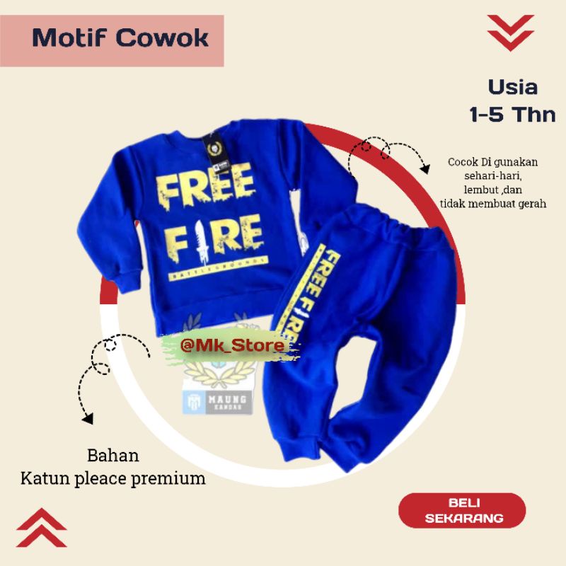 SETELAN JOGER ANAK 1-6 TAHUN / SETCEL JOGER ANAK / SETELAN SWEATER