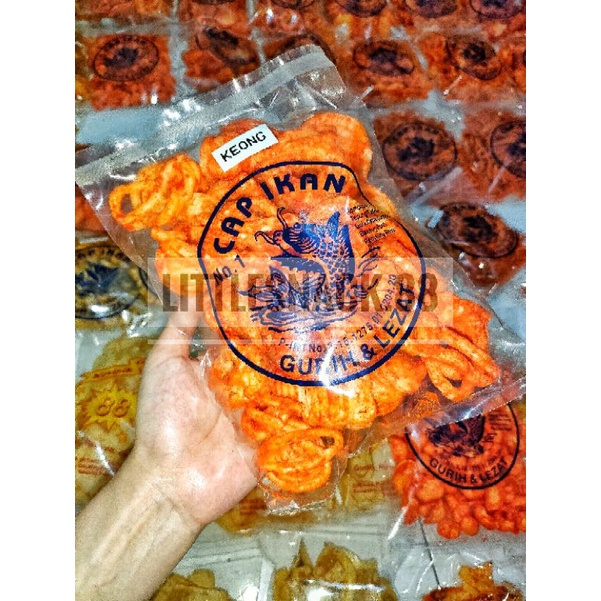 

KERUPUK CAP IKAN KEONG 80GR