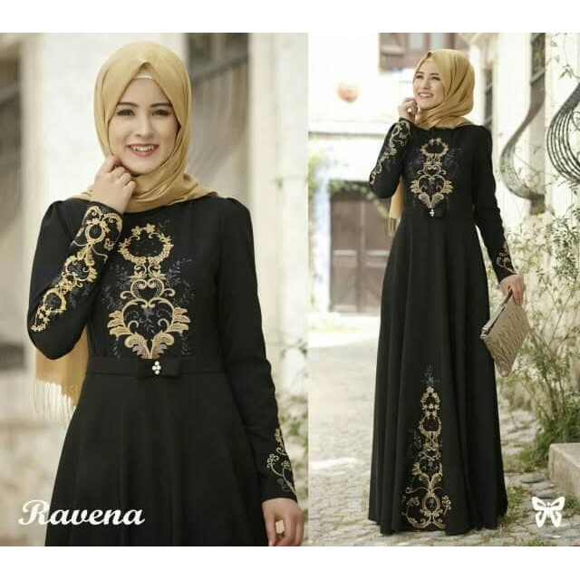 NISSA SABYAN  Gamis / Baju Wanita Muslim Ravena Syari