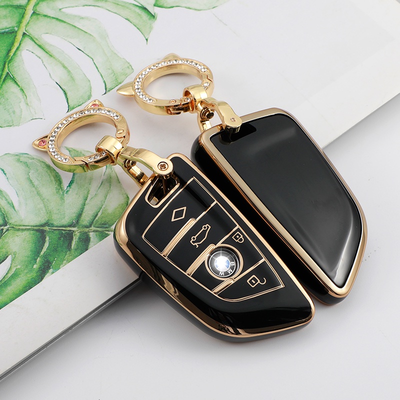 Casing Kunci Mobil 3 4 Tombol Bahan TPU Untuk BMW X2 X3 X5 X6 F30 F34 F10 F20 G20 G30 G01 G02 G05 F15 F16 1 3 7