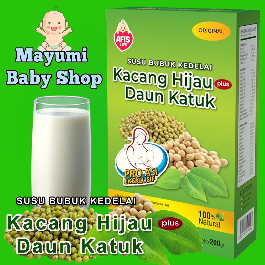 

Asi Booster Afis Susu Kedelai plus Kacang Hijau dan Daun Katuk