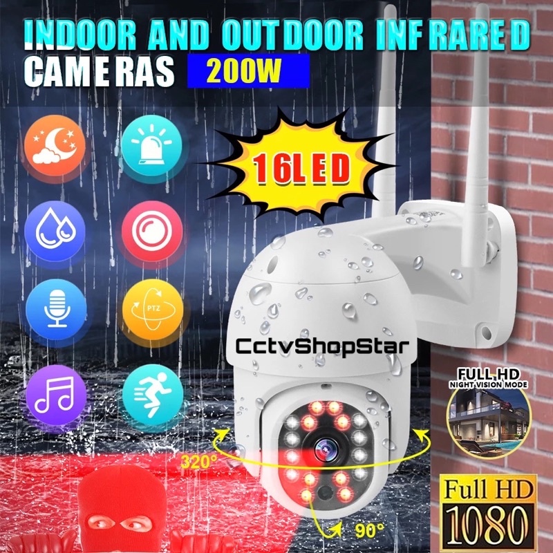 New IP CAMERA WIRELES PTZ YOOSEE  8MP FULL HD Wifi Cctv Ip Camera PTZ Waterpoof ONVIF