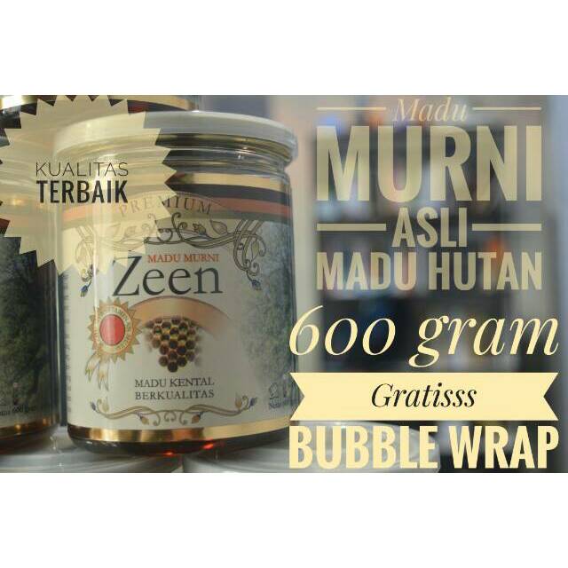 

Madu murni asli zeen premium 600gram