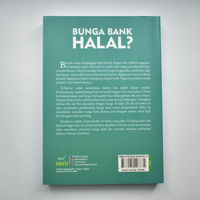 

Buku Bunga Bank Halal | Keira 978-602-5426-67-4