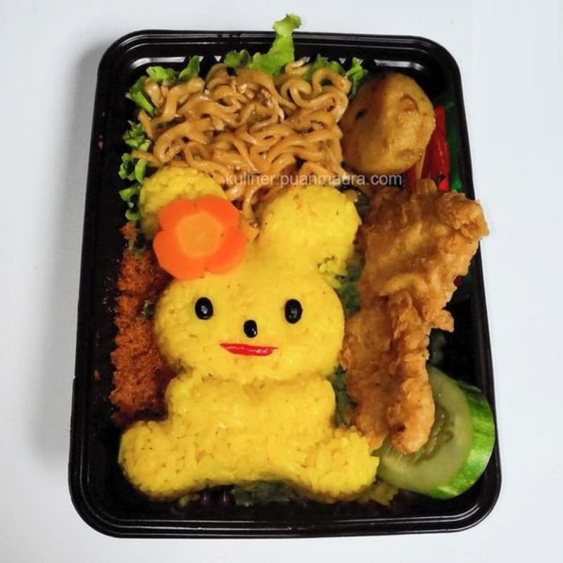 Cetakan nasi bento kelinci  marmut 1 pcs