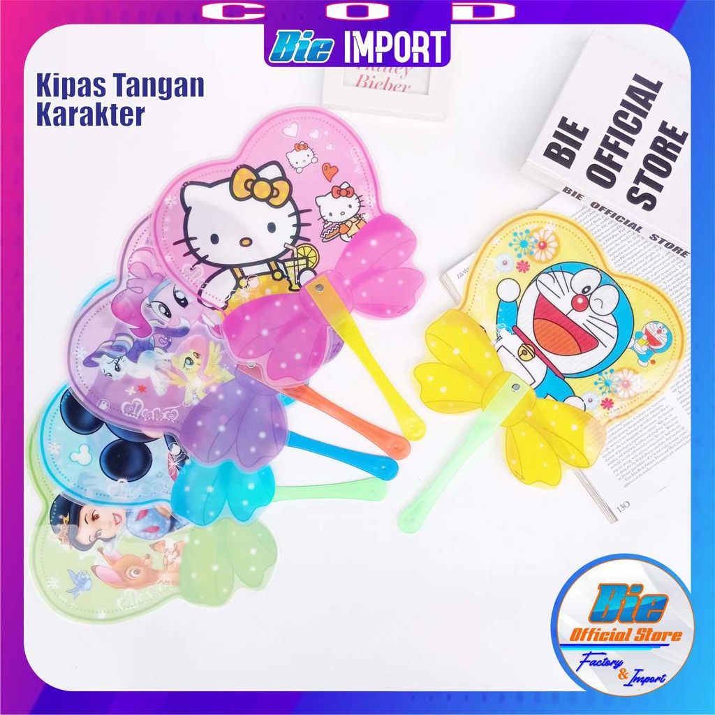 Kipas Tangan Karakter Cute Impor Best Seller