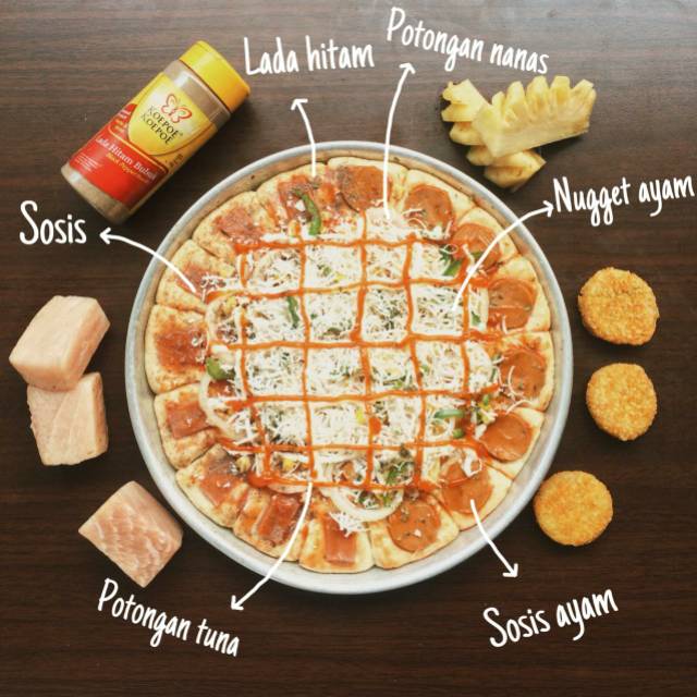 

Pizza frozen dengan berbagai variant(gosend only) Hanya bisa dipesan untuk wil JABODETABEK