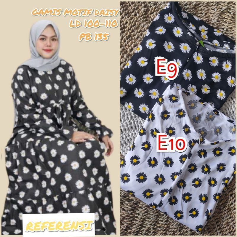 gamis hyget bunga daisty