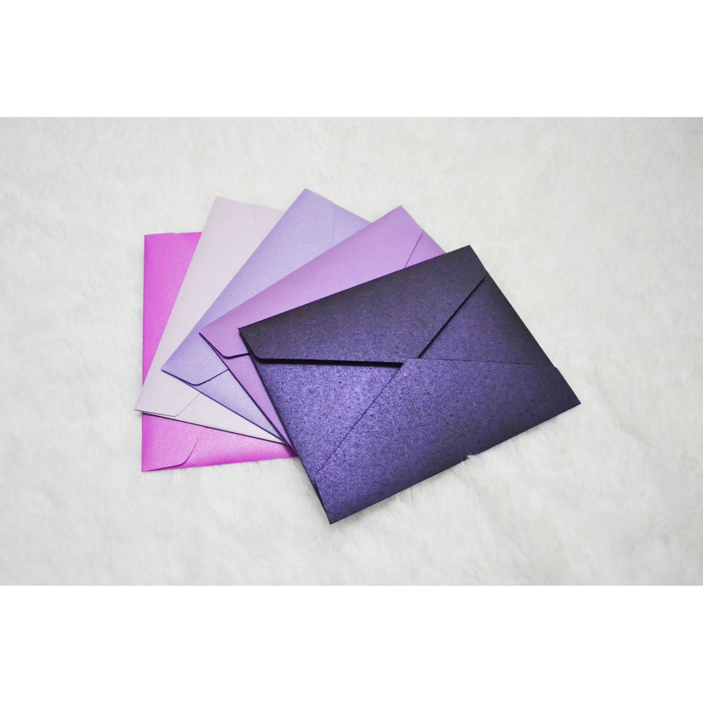 

Amplop Seri Warna Ungu / Shimmering Envelope Purple Series