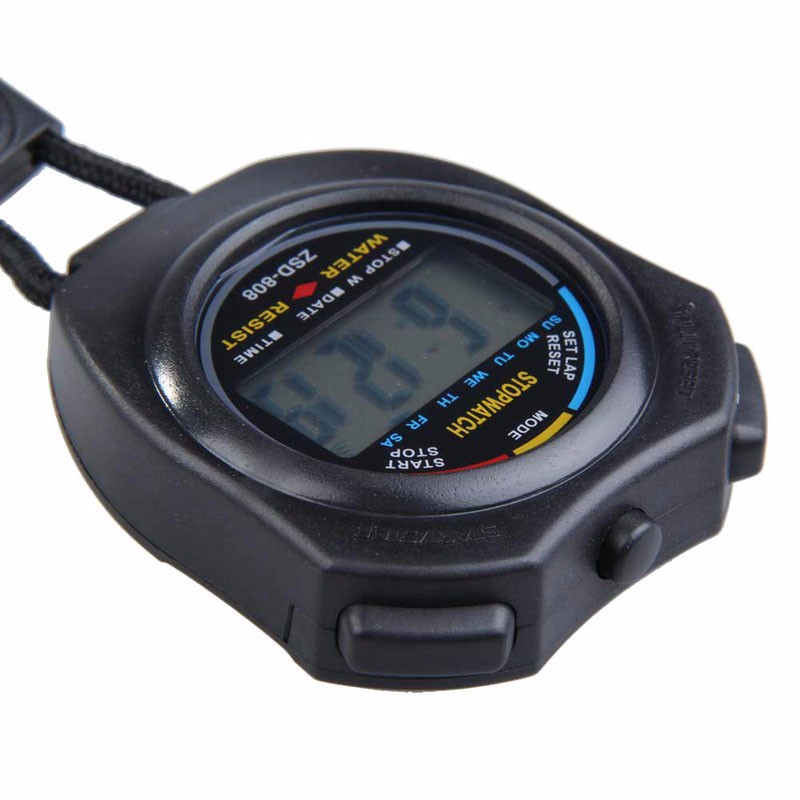 Stopwatch Profesional LCD dengan Strap - ZSD-808 - HTM