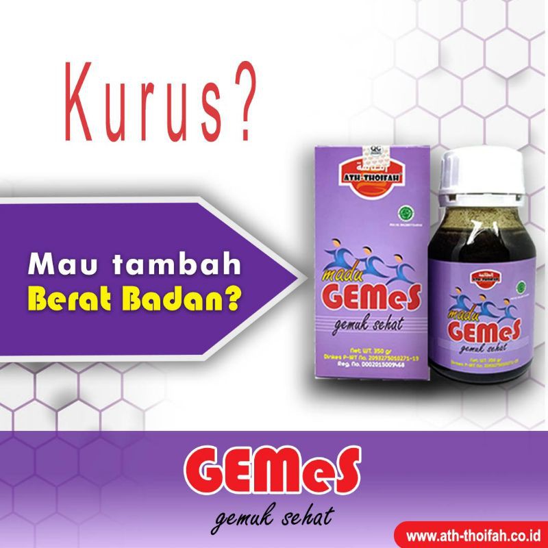 Madu Gemuk Badan / Obat Gemuk Ath-Thoifah 350gr