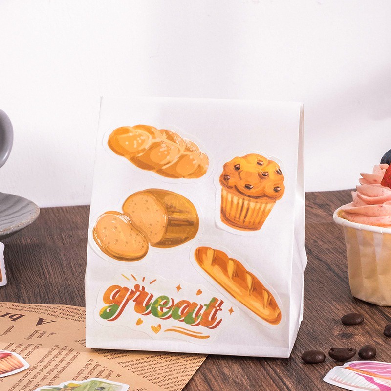 Baking World Series Flake Stickers Set - Stiker Dekorasi