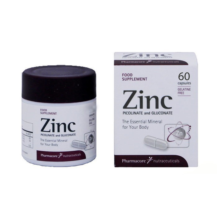 Zinc 60 Pharmacore Suplemen Makanan - 60 Kapsul -bpom