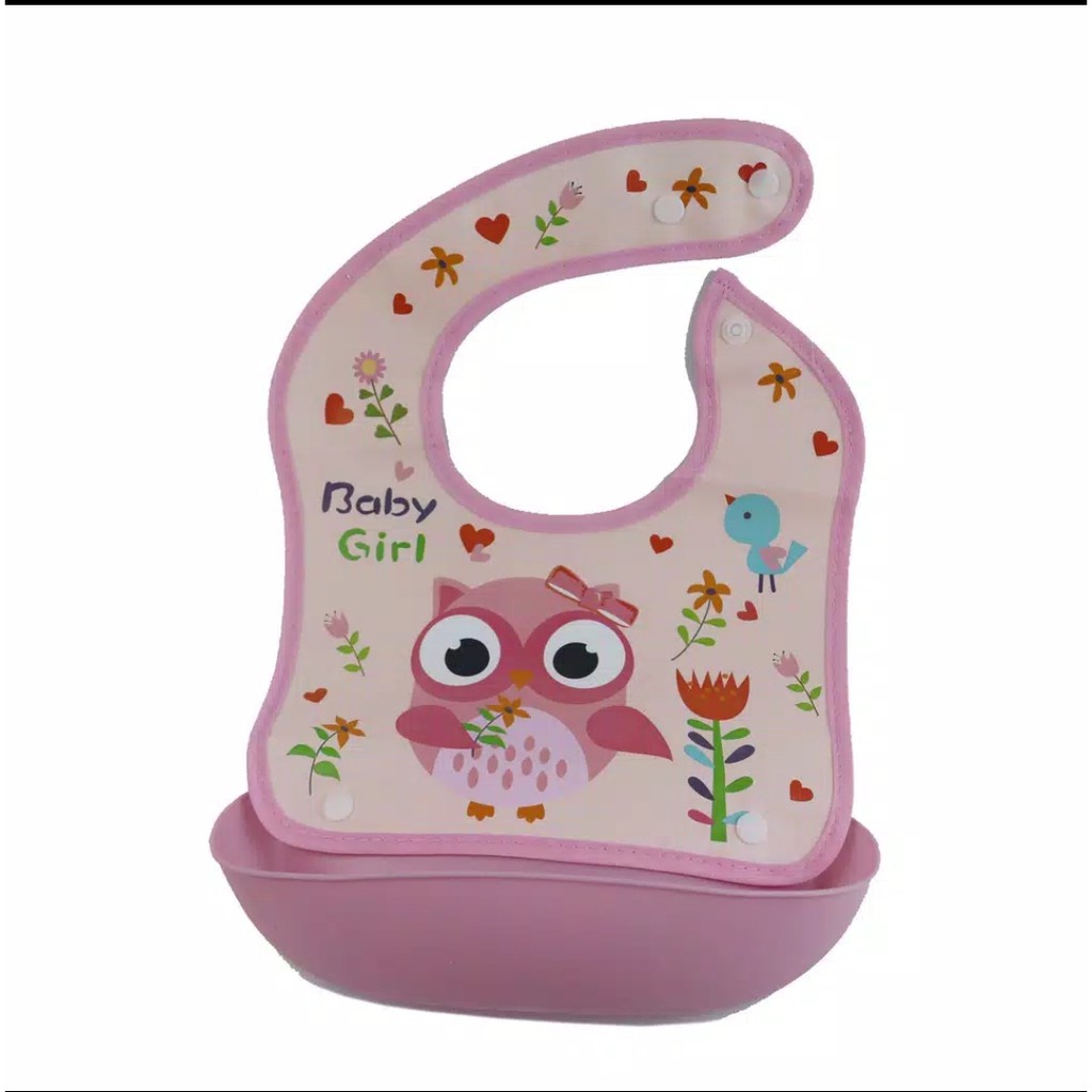 Baby Safe Foldable Bib With Crumb Catcher Bib 02 / Celemek Bayi Baby Safe