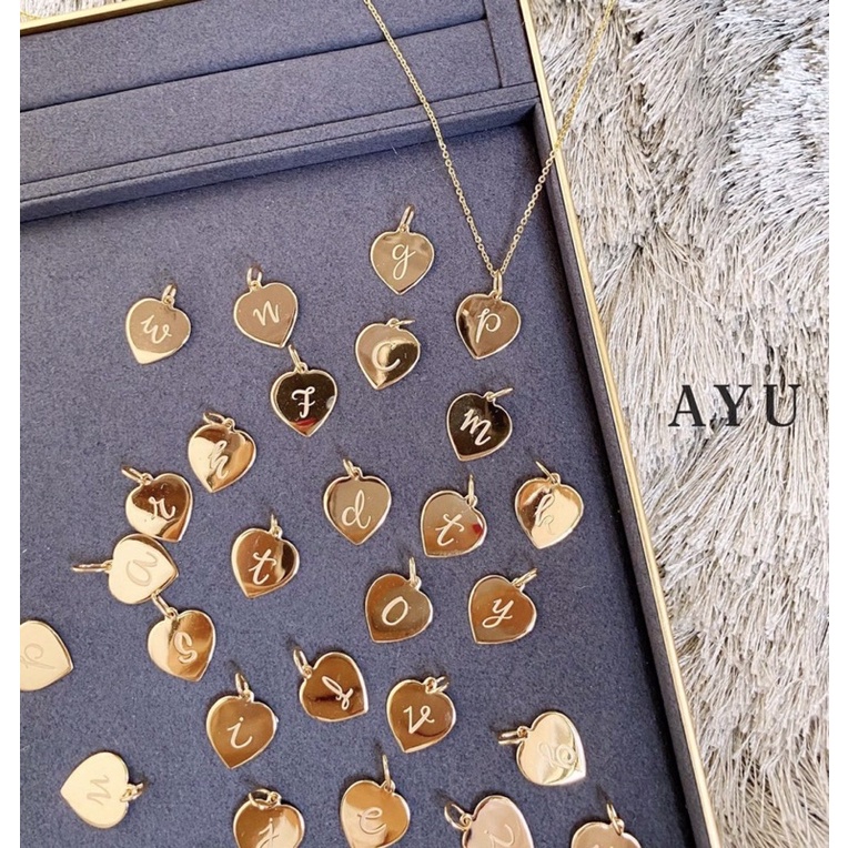 Ayu Gold Liontin Love Alphabet