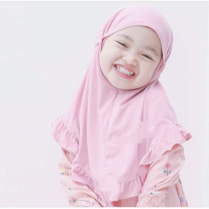 JILBAB ANAK RAINA REMPEL/JILBAB LUCU TERBARU