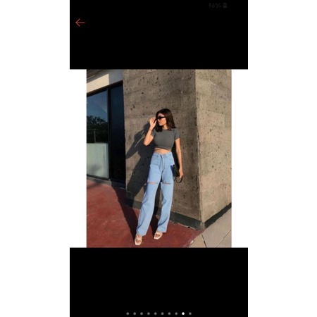 HIGHT WAIST KULOT JEANS SOBEK