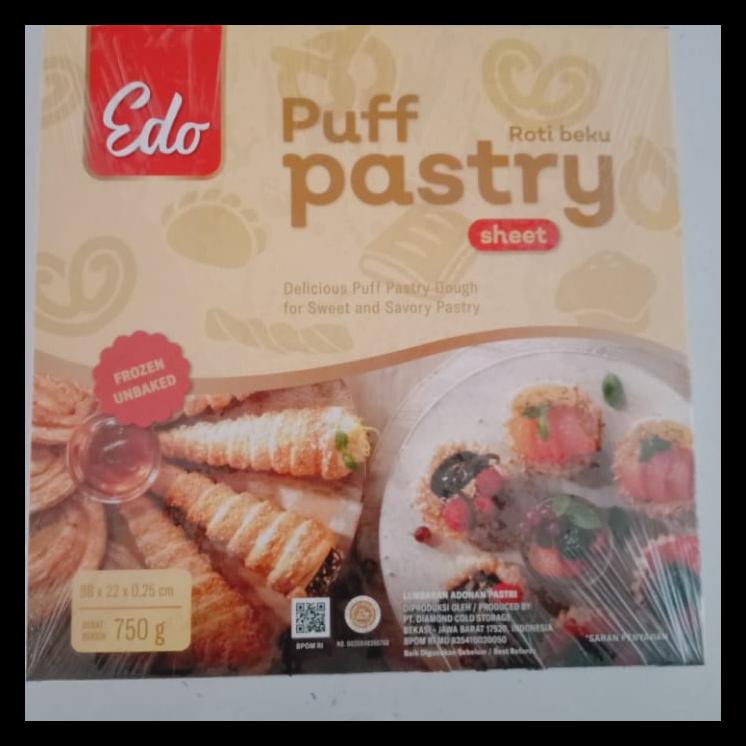 

PUFF PASTRY SHEET EDO 750 GR BAHAN KUE BERKUALITAS