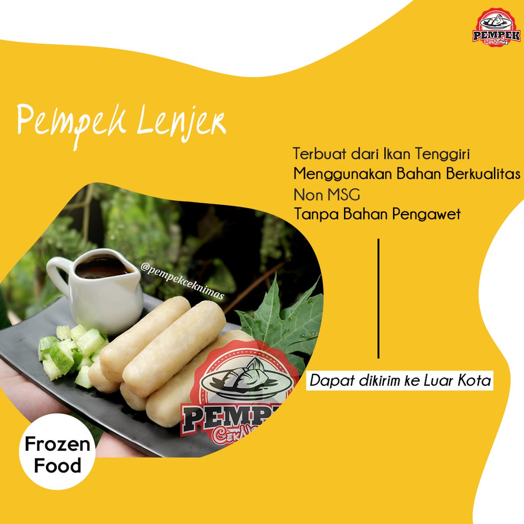 

Pempek Lenjer | Ikan Tenggiri | Pempek Cek Nimas | Enak, Sehat dan Berkualitas