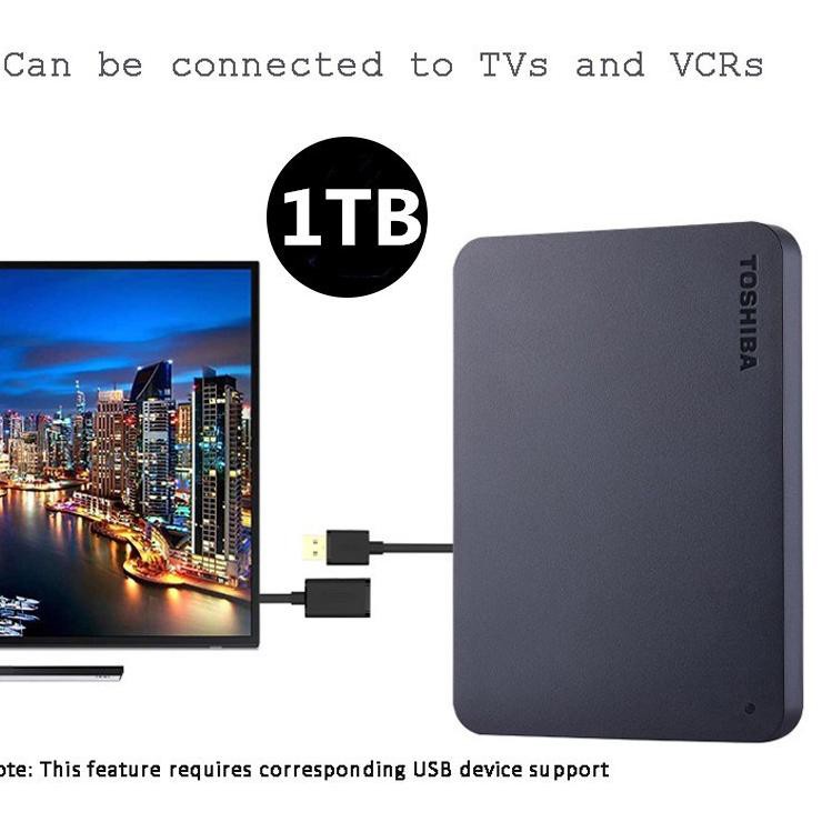 Toshiba 1TB HD Hardisk Eksternal Canvio Ready 2.5" HDD External   hard disk /Free Original Pouch