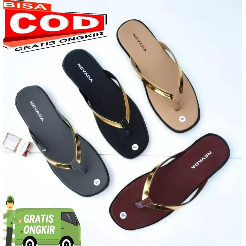 Sandal Wanita Sandal Jepit Wanita Nevada Sandal Mewah Sandal Wanita Terbaru