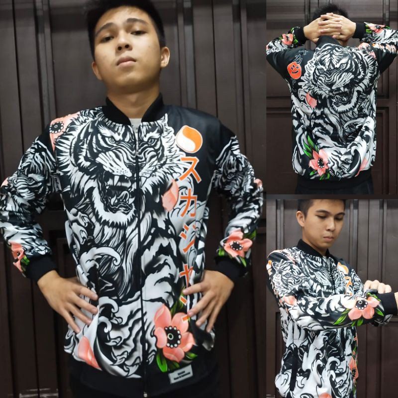 Jaket Sukajan Tsurutori  Printing