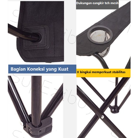 Kursi camping Kursi Lipat outdoor Kursi outdoor Kursi Pantai Kursi Portable Kursi Santai kursi sutradara