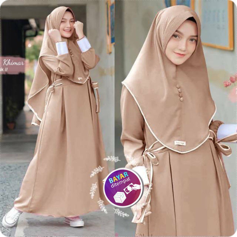 Gamis Plus Khimar Annisa Syari