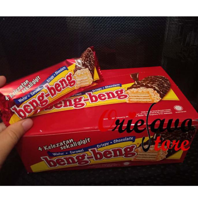 

Beng Beng Wafer Cokelat 1 Box Isi 20 Pcs TERBAIK Kode 650