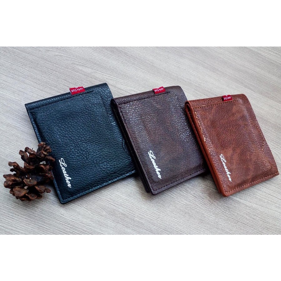 Dompet pria / dompet lipat model slim / dompet cowok Ekonomis