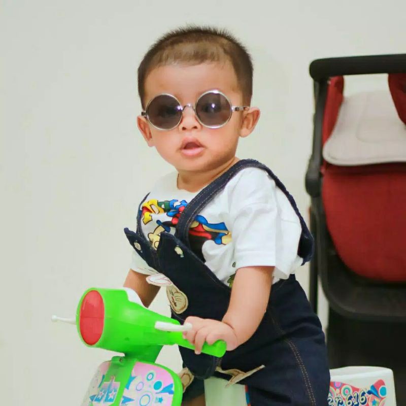 Kacamata anak bulat bobo frame korea balita jemur ao202-5