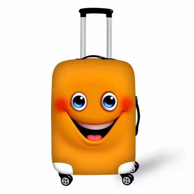 SMILE LUGGAGE COVER SARUNG KOPER