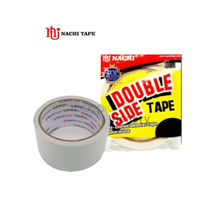 Double Tape 48 mm Nachi  Lakban Selotip Plakban Isolasi 48mm Solasi 2 Inchi Stationery Murah