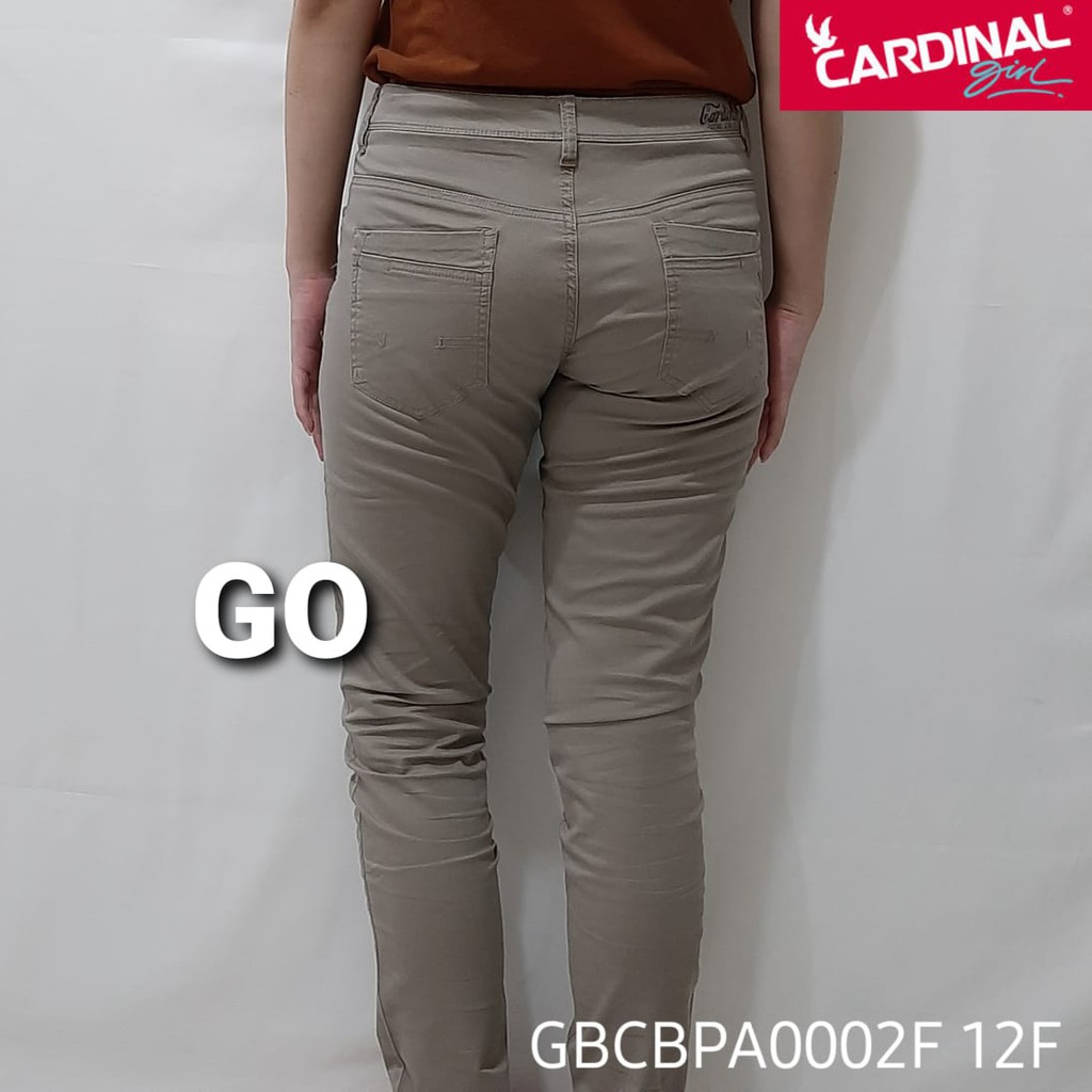 BB S CELANA JEANS CARDINAL Casual Katun Pensil Skinny Fit Celana Panjang Jeans Perempuan