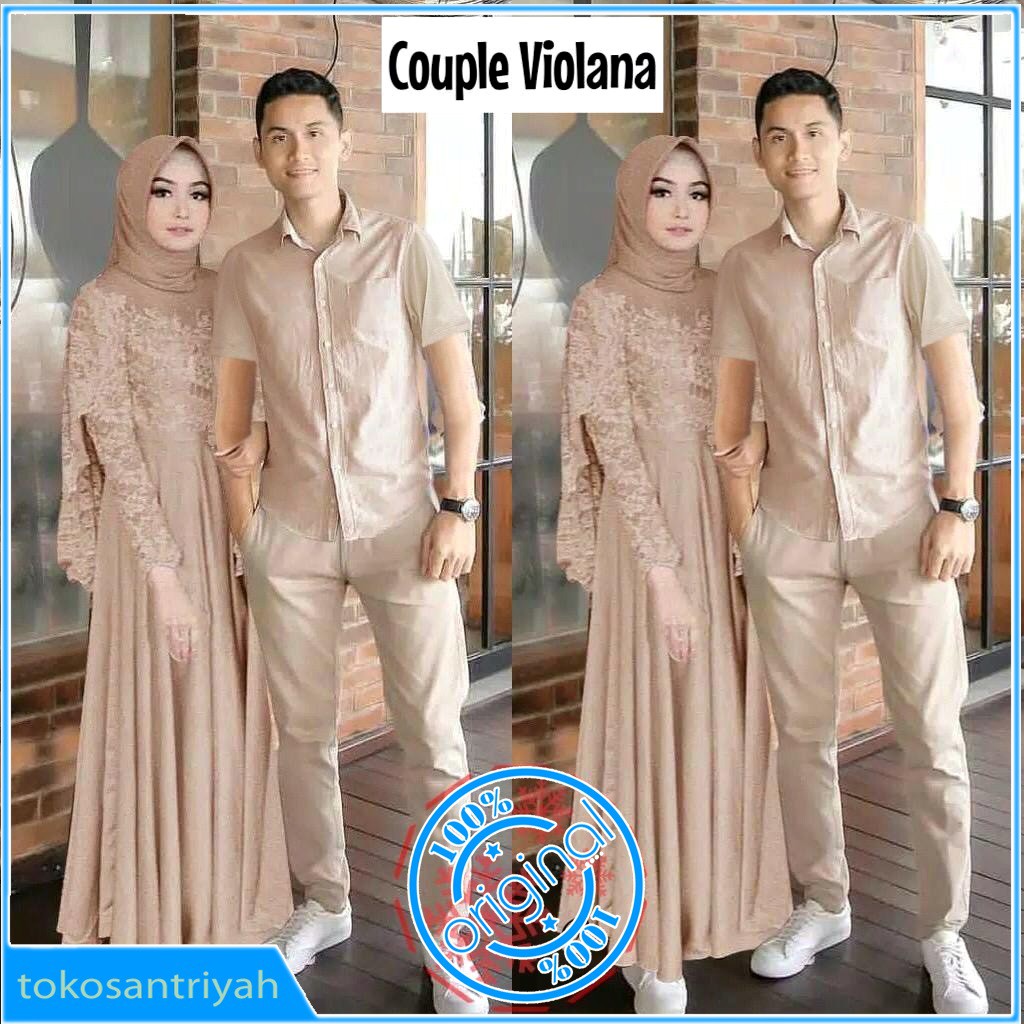 Baju couple kondangan kekinian