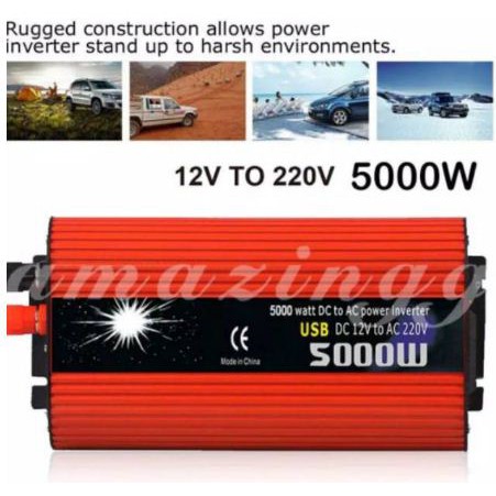 Power Inverter DC Ke AC Kapasitas 5000watt
