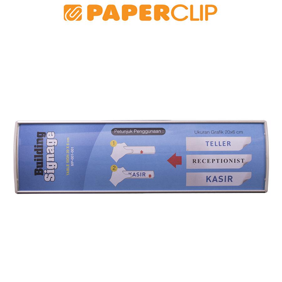 

SIGN LABEL TABLE UKURAN 20x6cm