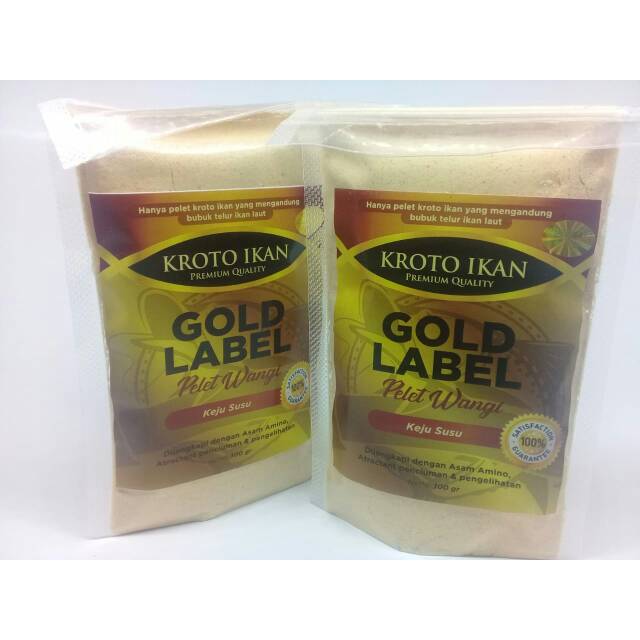 Pelet KEJU SUSU - Gold Label dr Kroto Ikan