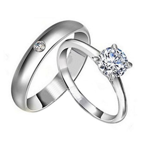 Gratis Ukir Nama Garansi Silver Asli Bisa Pesan Model Cincin Kawin Couple Perak Tunangan Nikah Id545