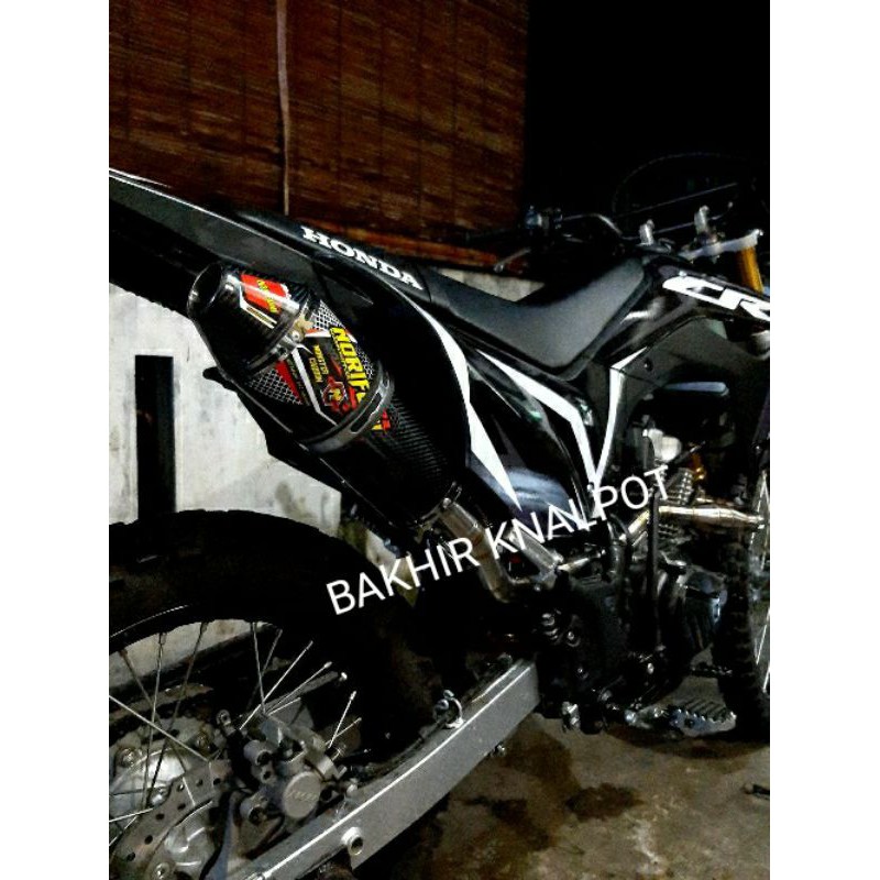 KNALPOT NORIFUMI MONSTER CARBON KLX150 D TRACKER CRF150-1