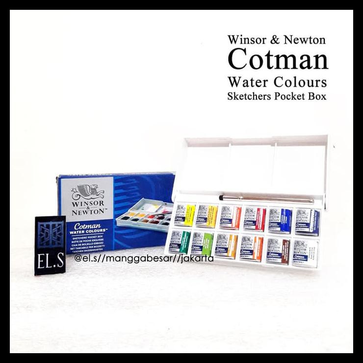 

STOK BARU WINSOR & NEWTON COTMAN WATER COLOURS SKETCHERS POCKET BOX (CAT AIR) PERALATAN MELUKIS