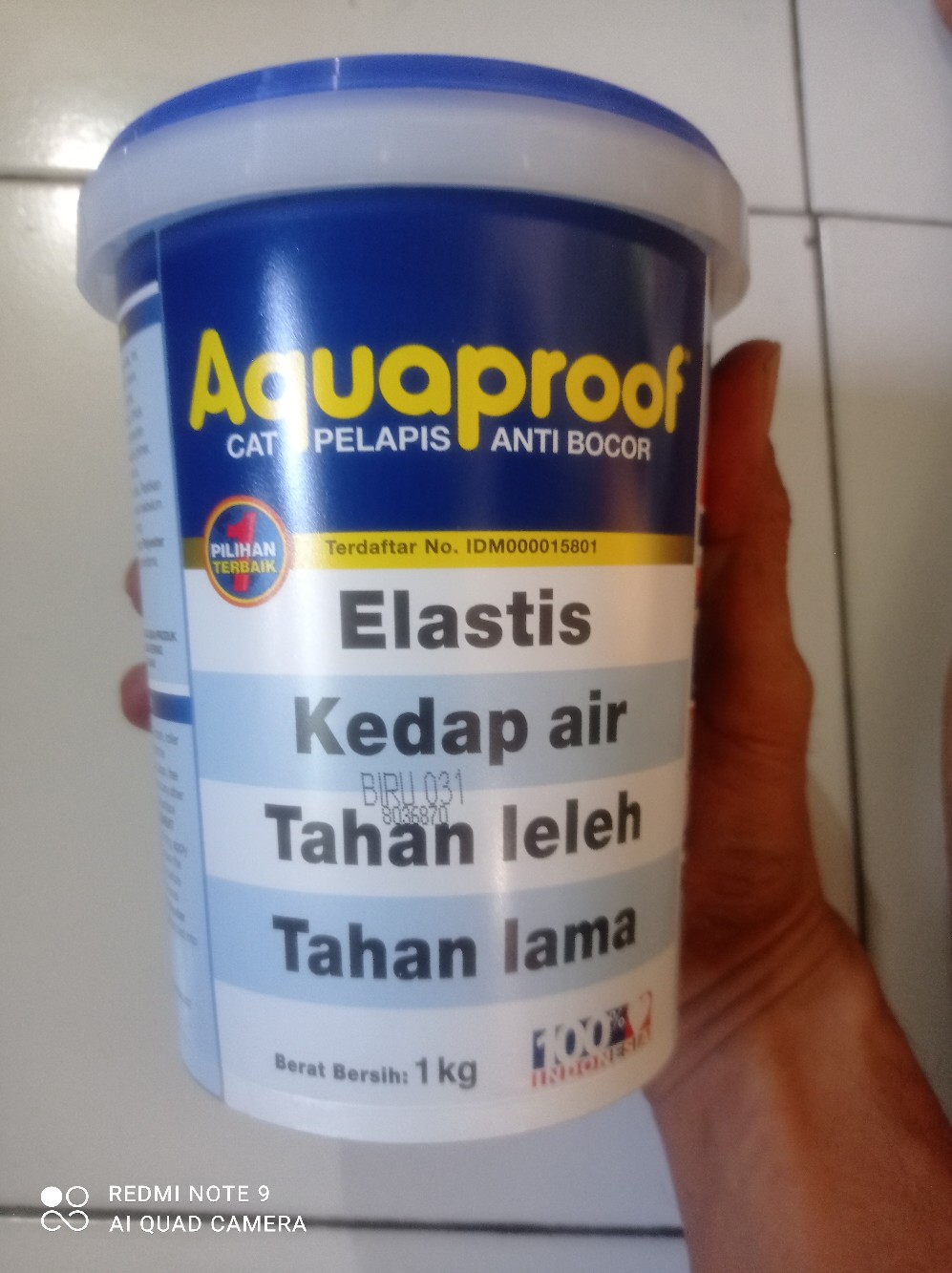 Cat Pelapis Anti Bocor Aquaproof 1 Kg