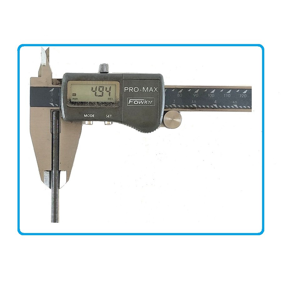 As Full Drat Baut Long Thread Bolt Stut Bolt M5 X 1 Meter