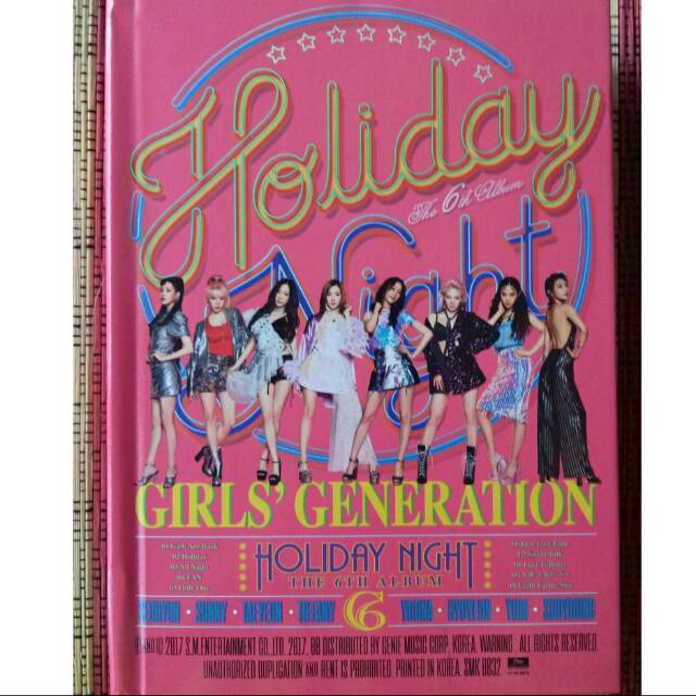 [Preloved] Girls' Generation/SNSD - 6th album Holiday Night (Holiday ver.)