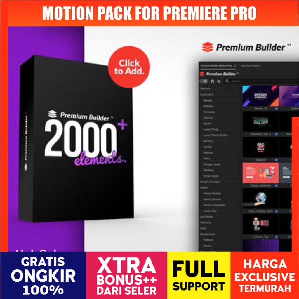 Premium Builder - Motion Pack V3 - Premiere Pro (Extension)